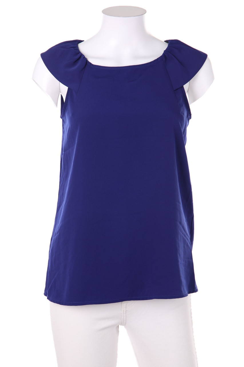 ZARA - Blusentop mit Volants - S