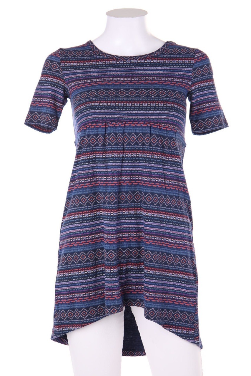 OLD NAVY - Skater-Kleid aus Baumwolle mit Ethno-Print - S