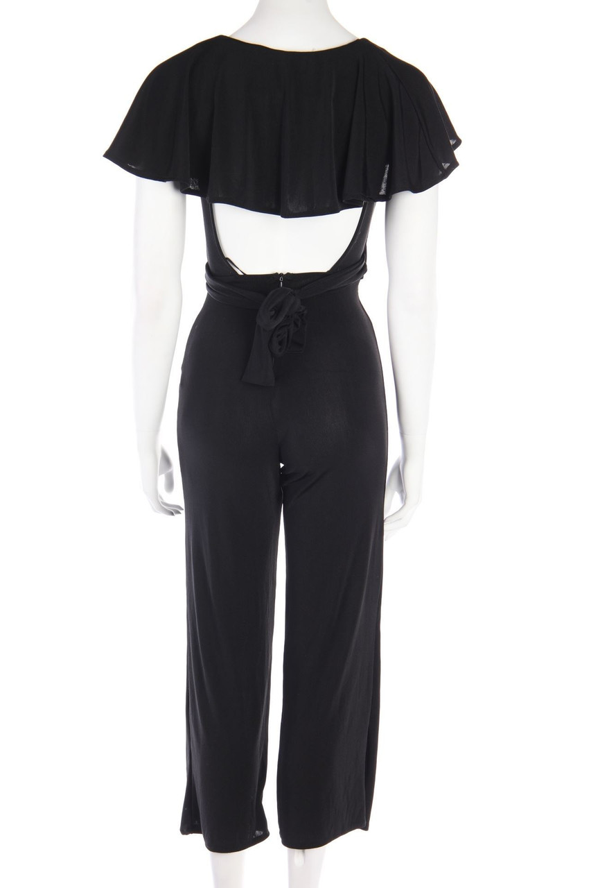 Bershka NIGHT OUT - Jumpsuit with Wrap-Effect with Cut-outs - XS