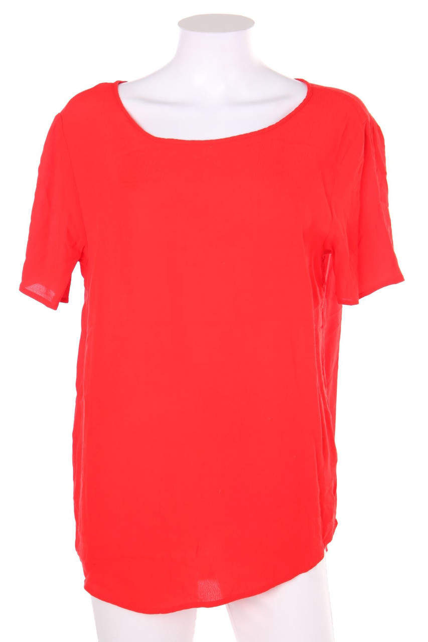 b.young - Shortsleeve Blouse with Keyhole - D 38