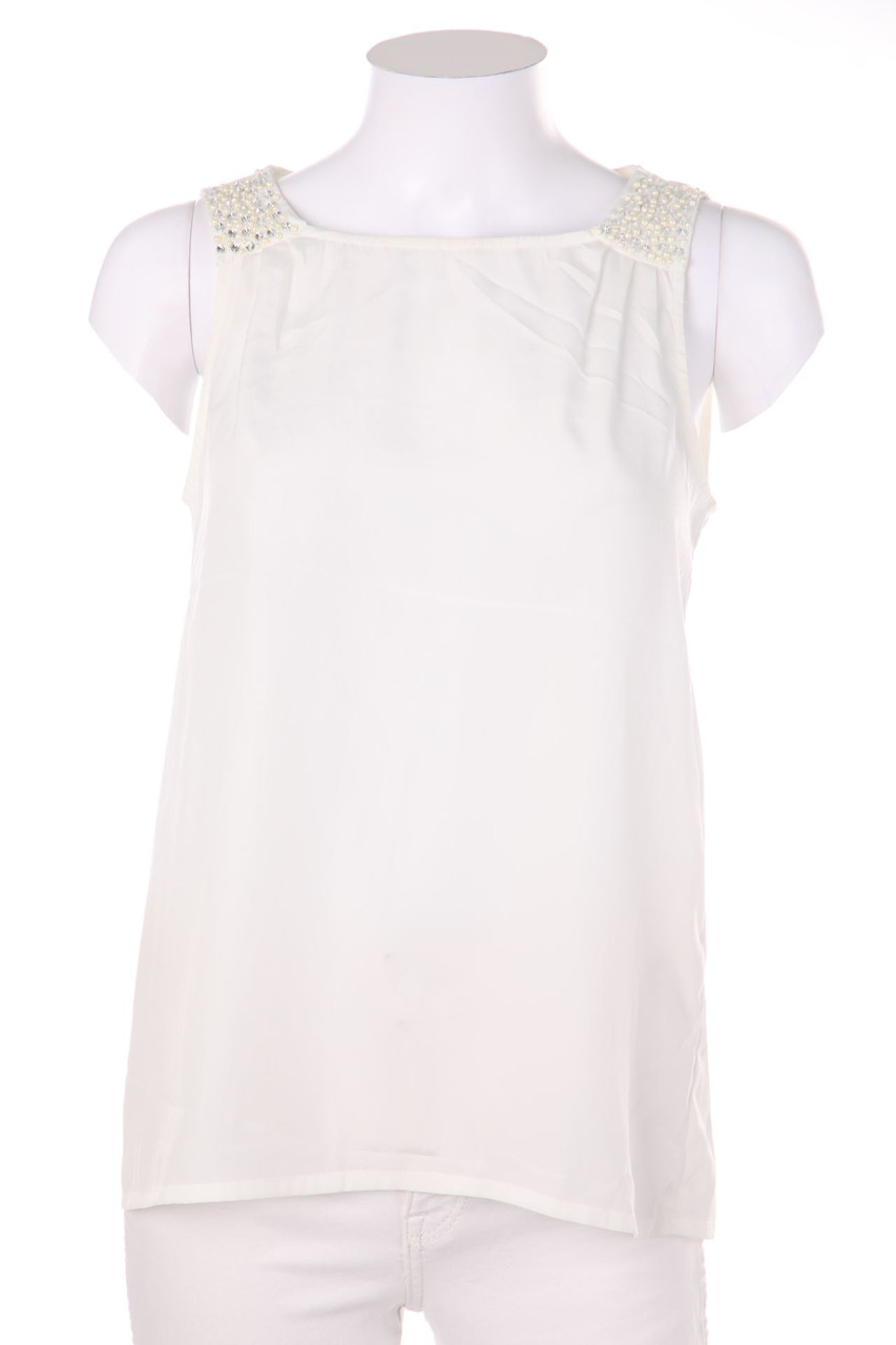 VERO MODA - Top mit Perlen - XS