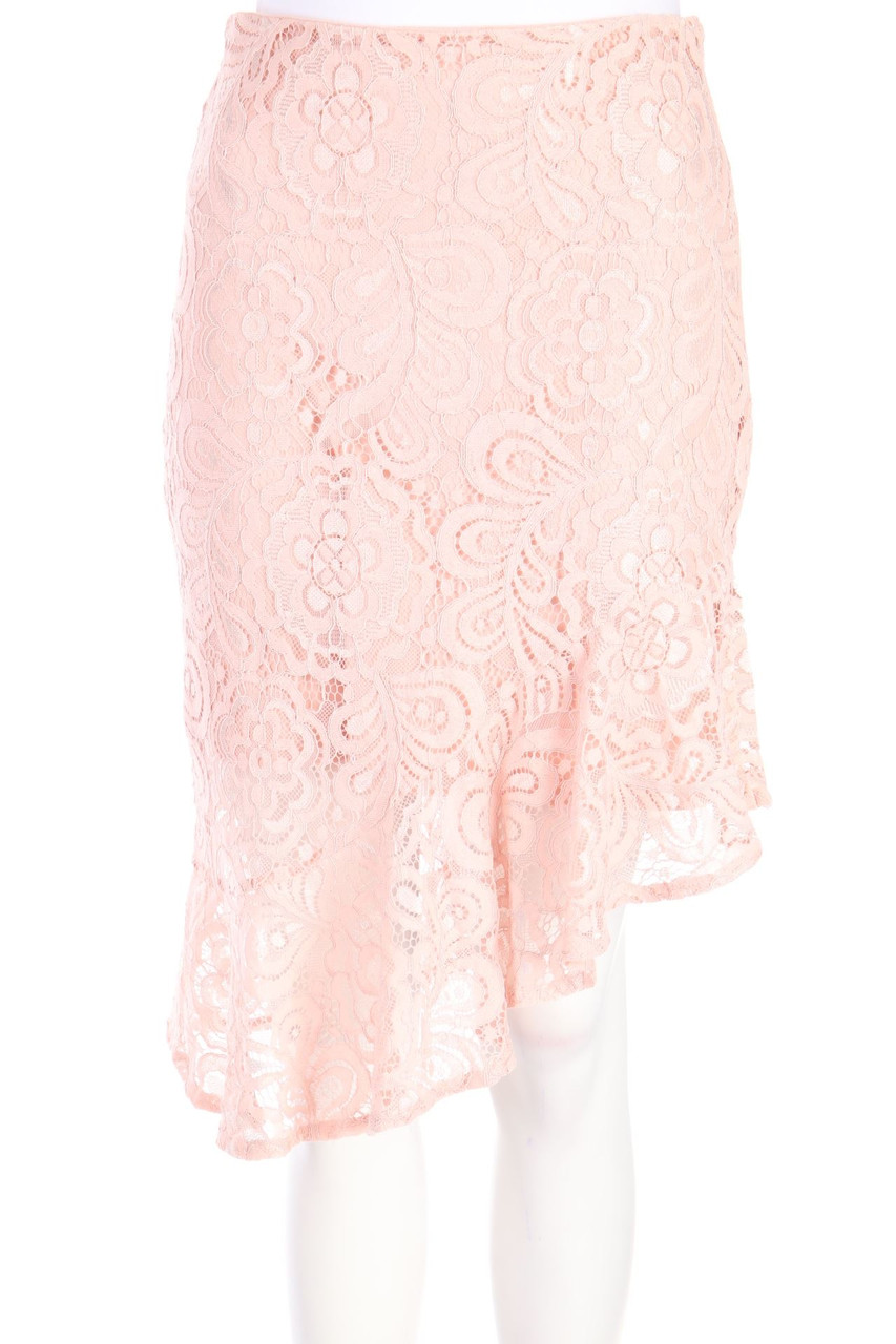 VERO MODA - Spitzen-Rock mit asymmetrischem Schnitt - S