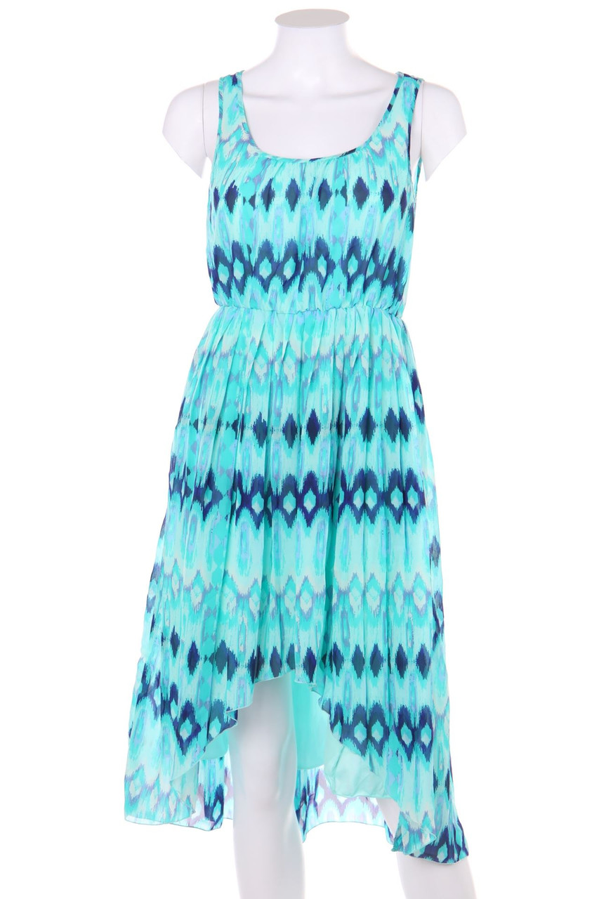 H&M - Batik-Vokuhila-Kleid - D 36