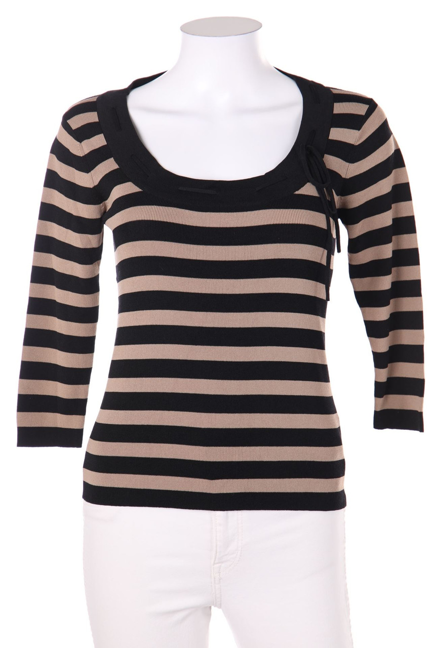 CAROLL - Strick-Pullover mit Streifen - D 34