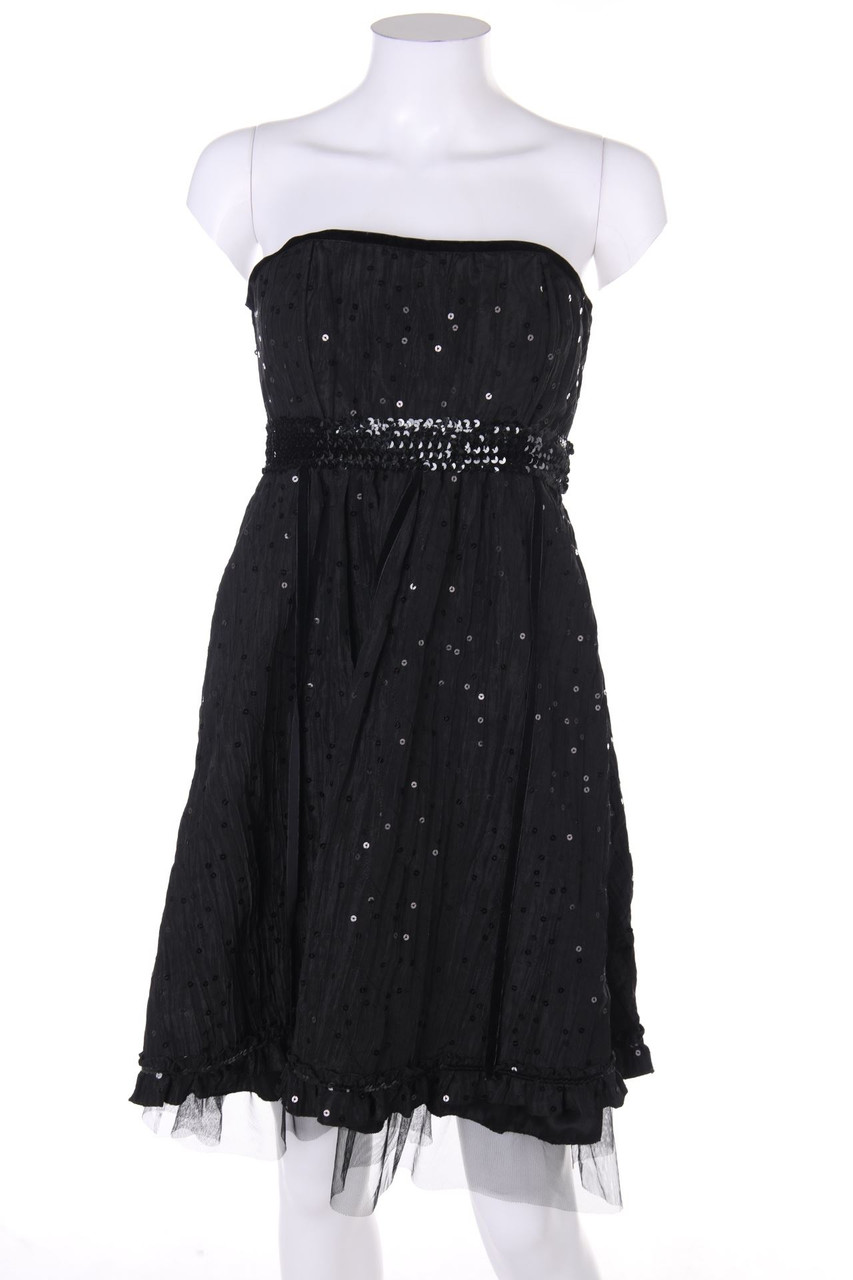 SECONDHAND - Bandeau-Party Dress with Sequins - S