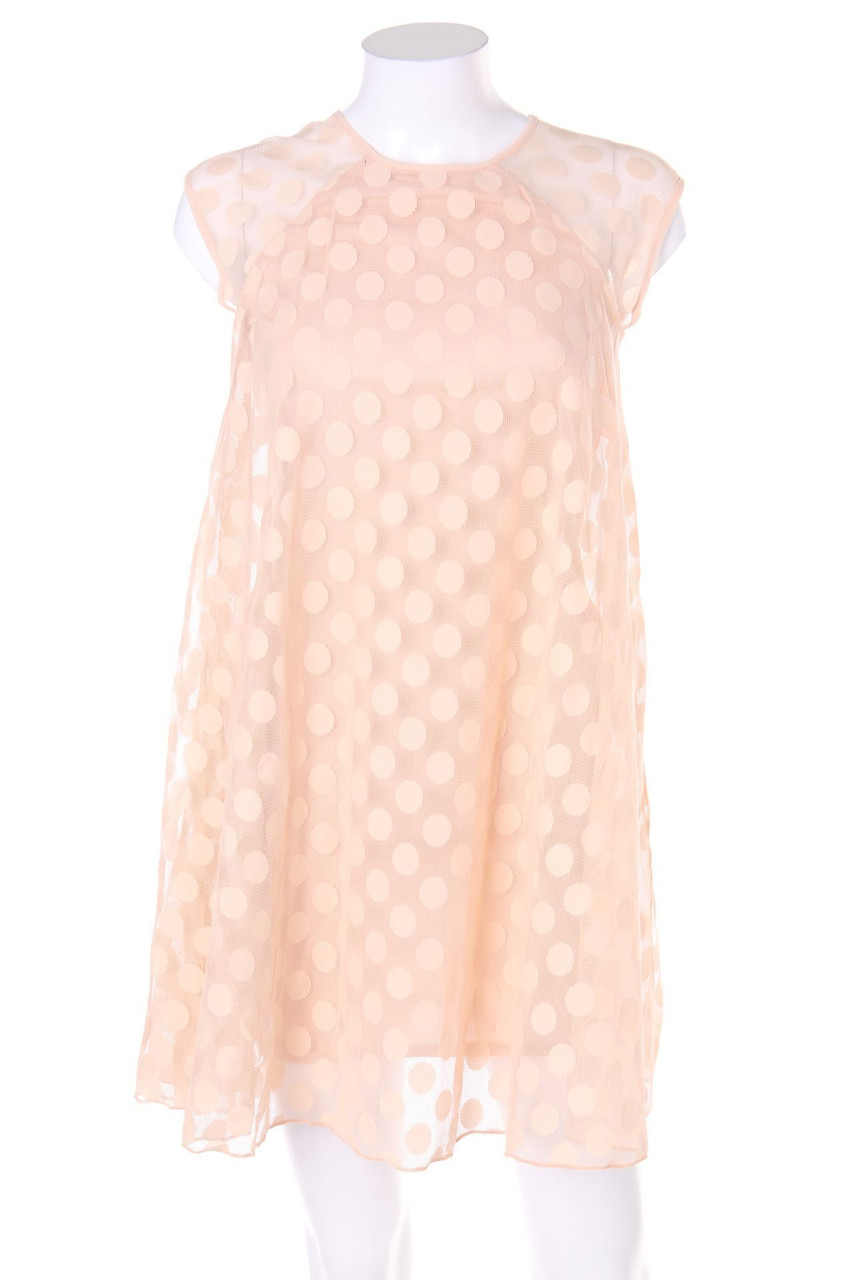 RIVER ISLAND - Babydoll-Kleid aus Spitze mit Punkten - D 34