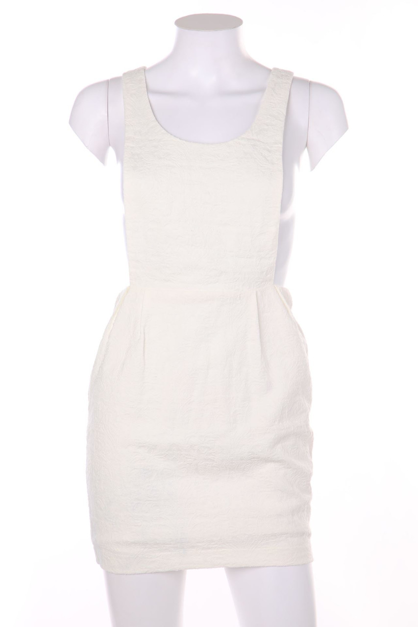 ZARA TRF - Latz-Kleid mit floralem Muster - S