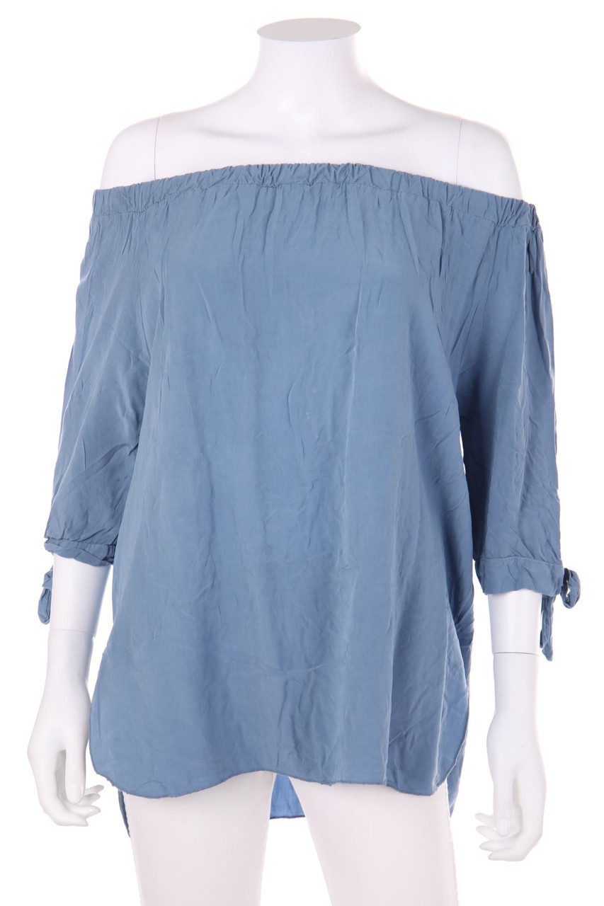 No Label - Off-the-shoulder blouse with Ruffles - L