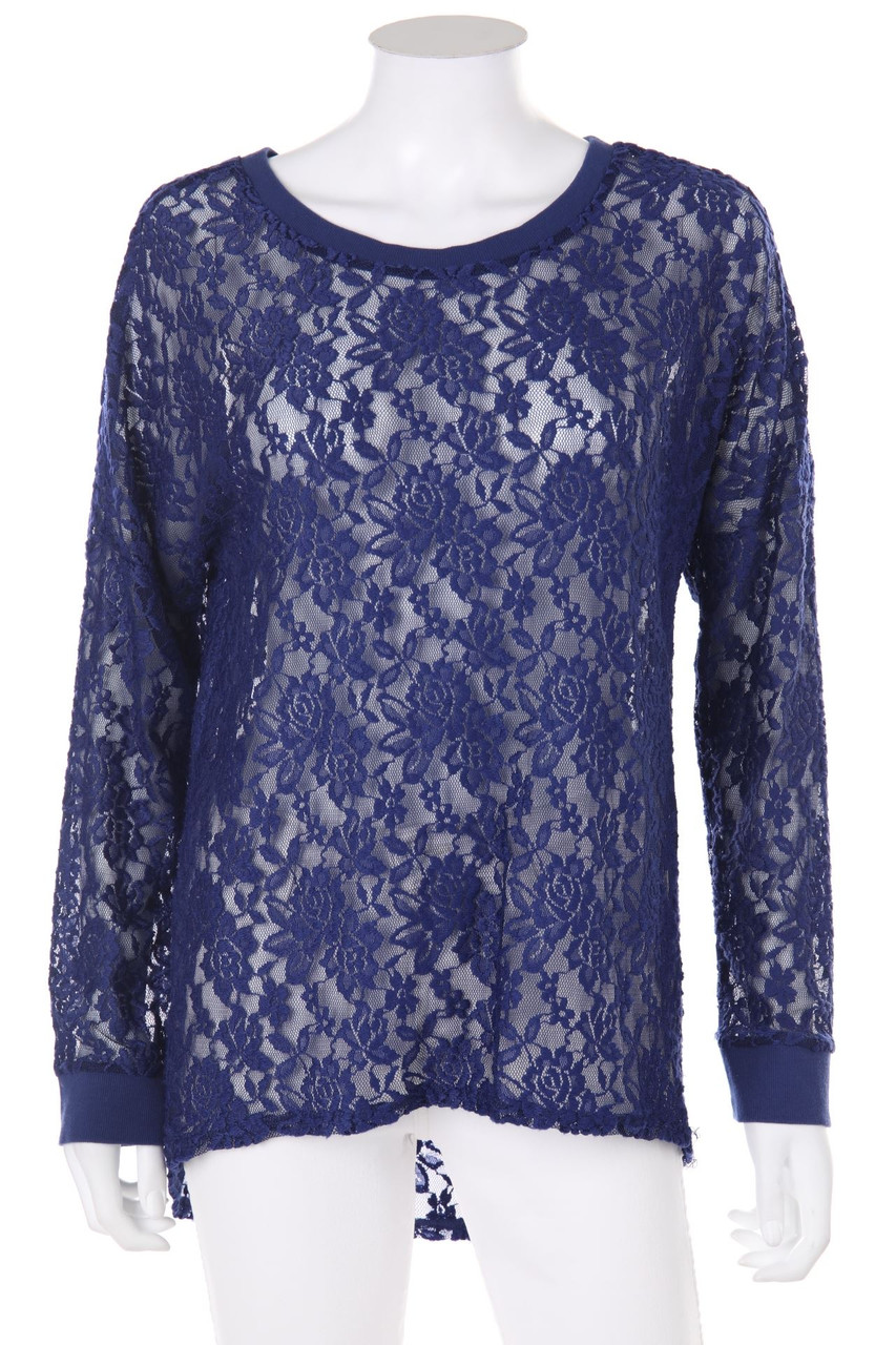 No Label - Longsleeve-Shirt, Lace - D 46