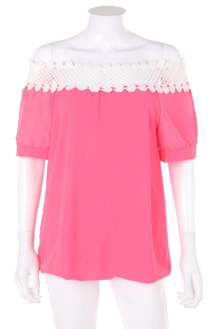 No Label - Off-the-shoulder blouse with Cut-outs - D 40