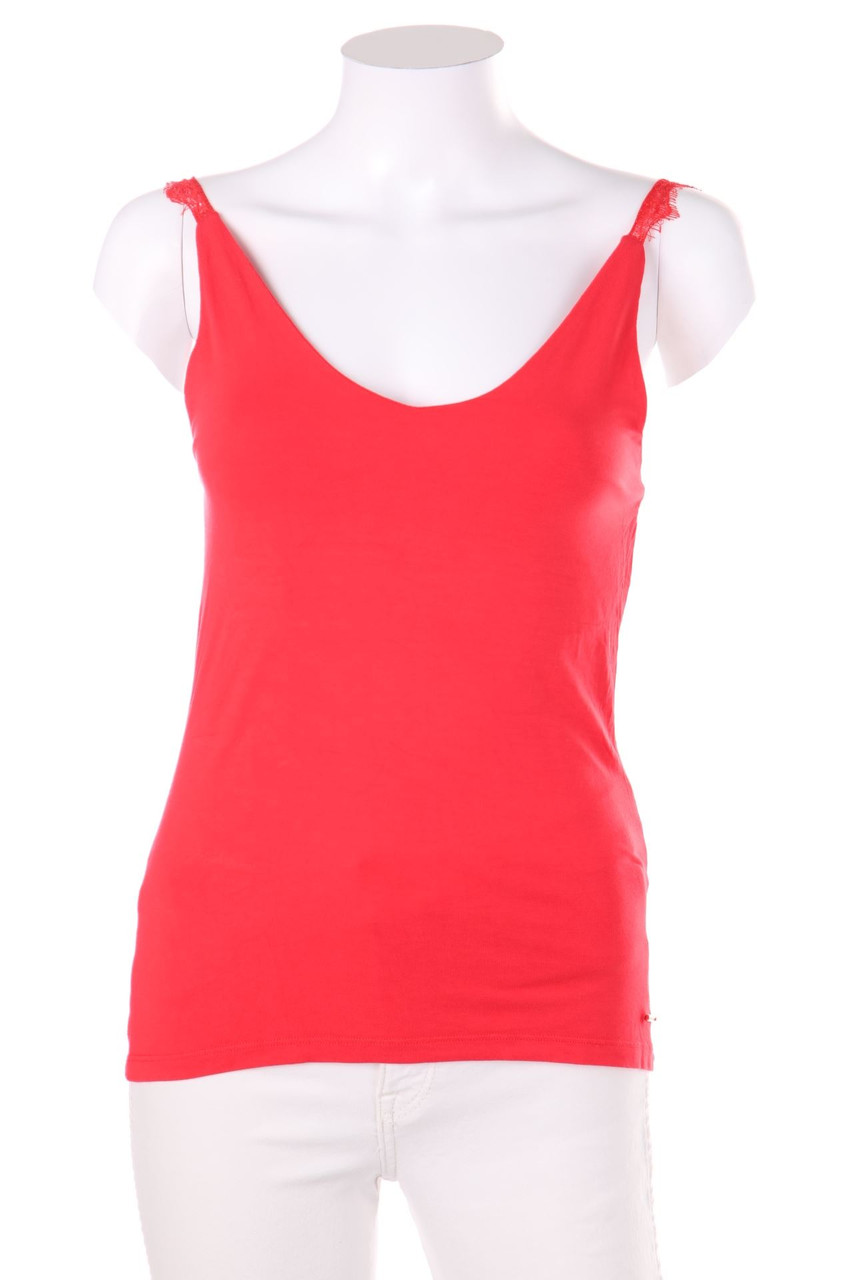 MORGAN - Top with Lace Insert - S