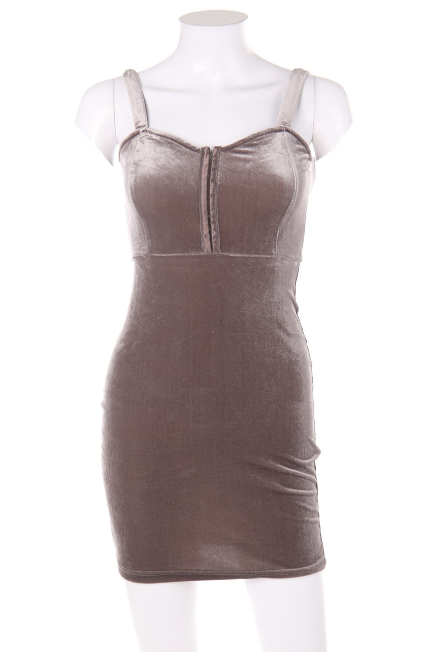 H&M DIVIDED - Samt-Kleid - D 34