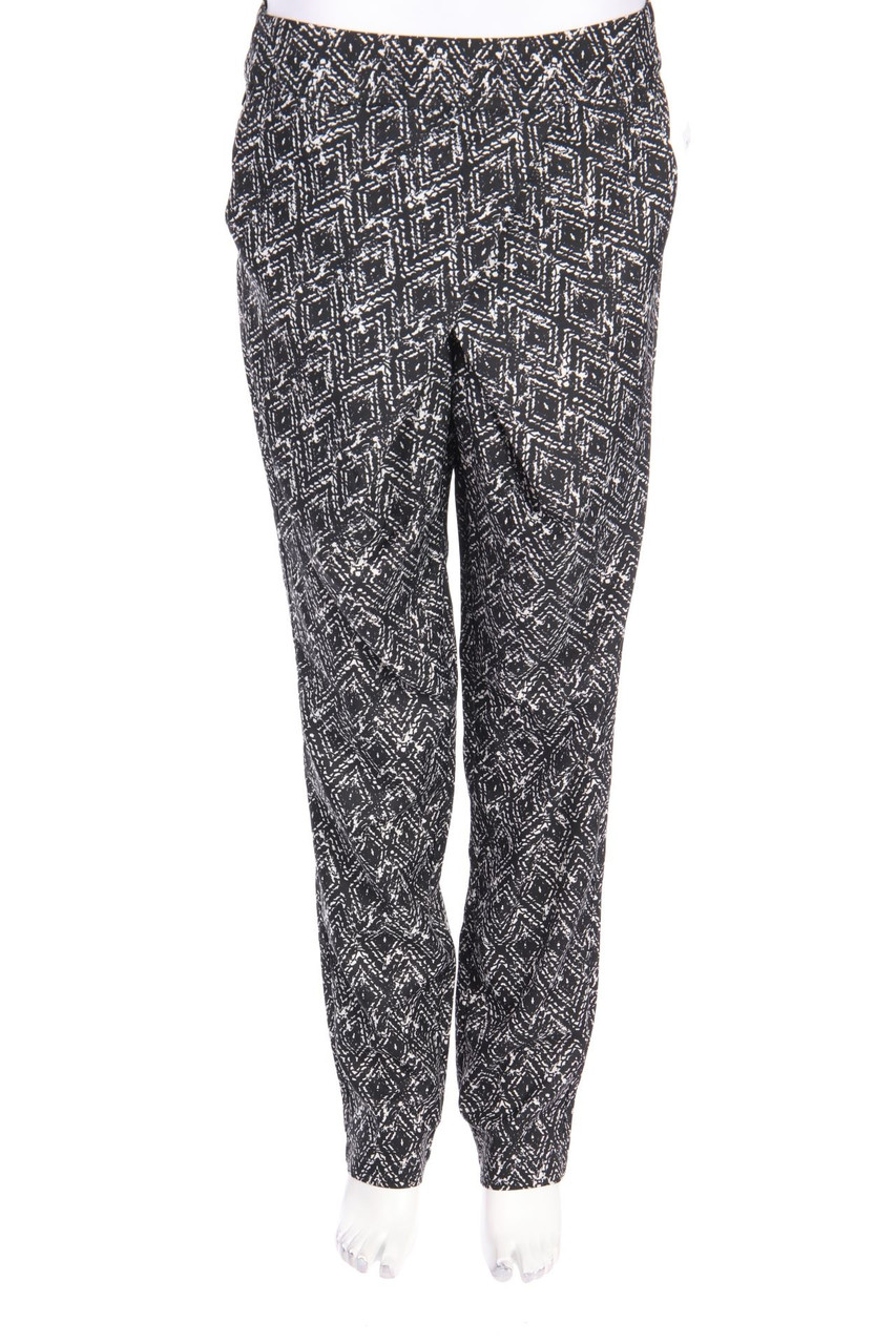 Ohne Label - Hose mit Ethno-Print - M