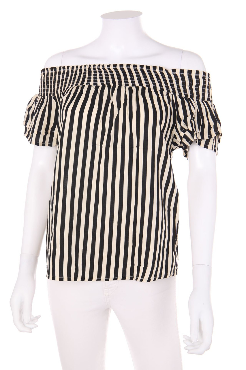 Pimkie COLLECTION - Carmen-Bluse mit Streifen - D 40