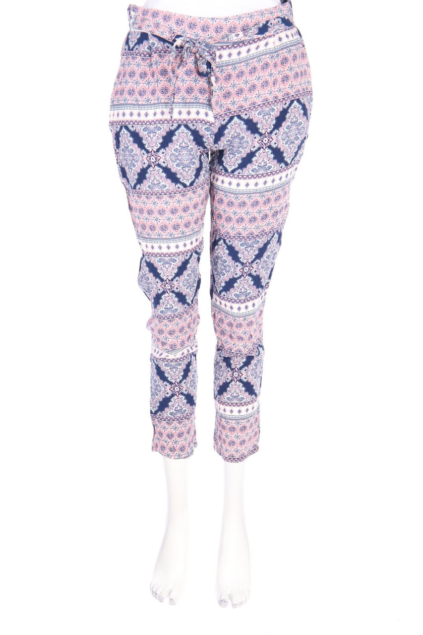 Chicorée - Jogger Pants, Viscose with Print - L