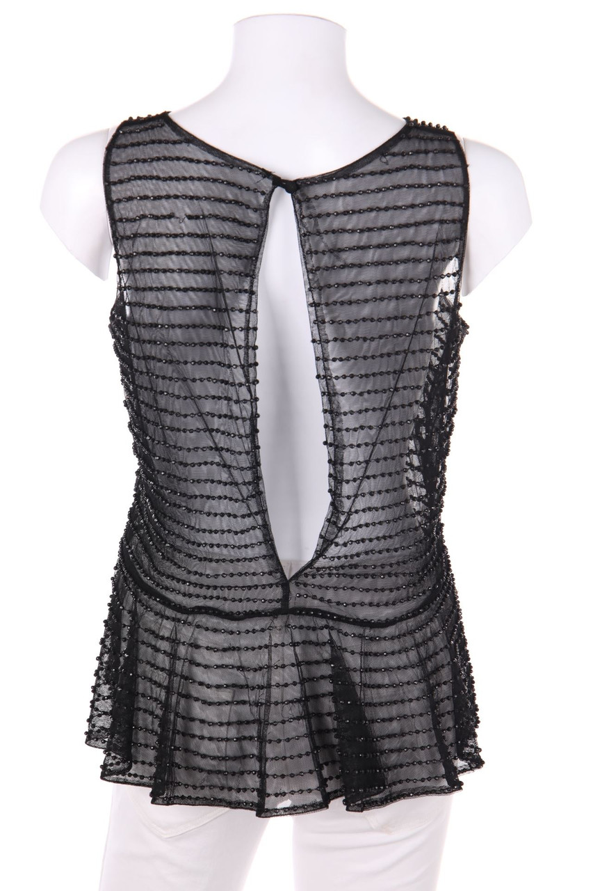 Ohne Label - Top mit Perlen - D 38