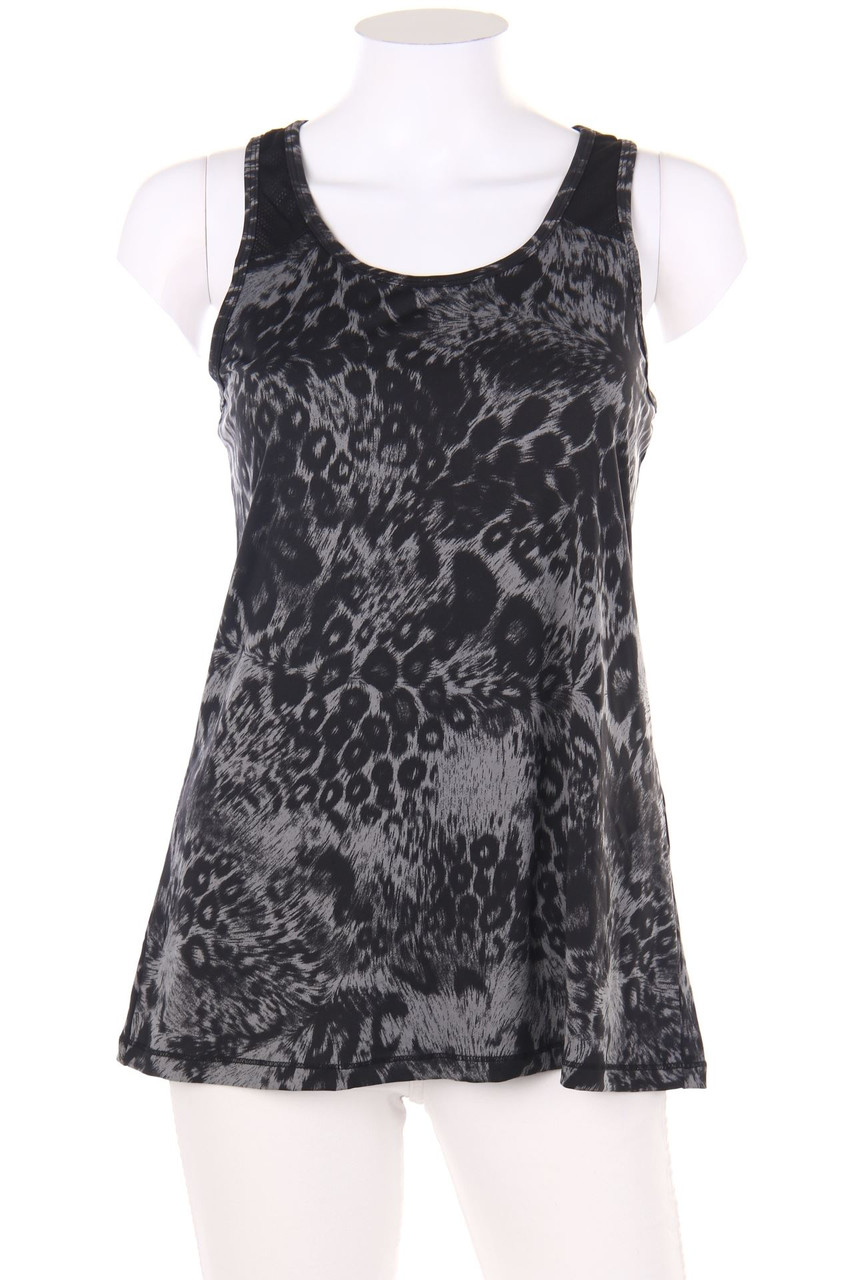 SOFIE SCHNOOR - Racerback Top with Leo Print - M