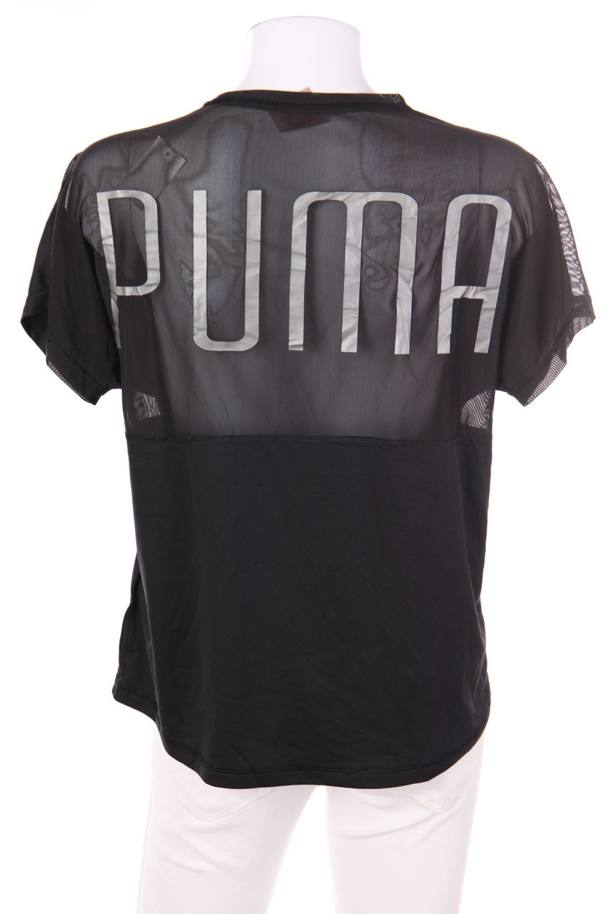 PUMA - Sport T-Shirt mit Logo-Print - D 38