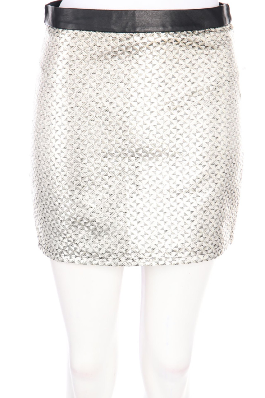 NAF NAF - Minirock mit Metallic-Effekt - D 34