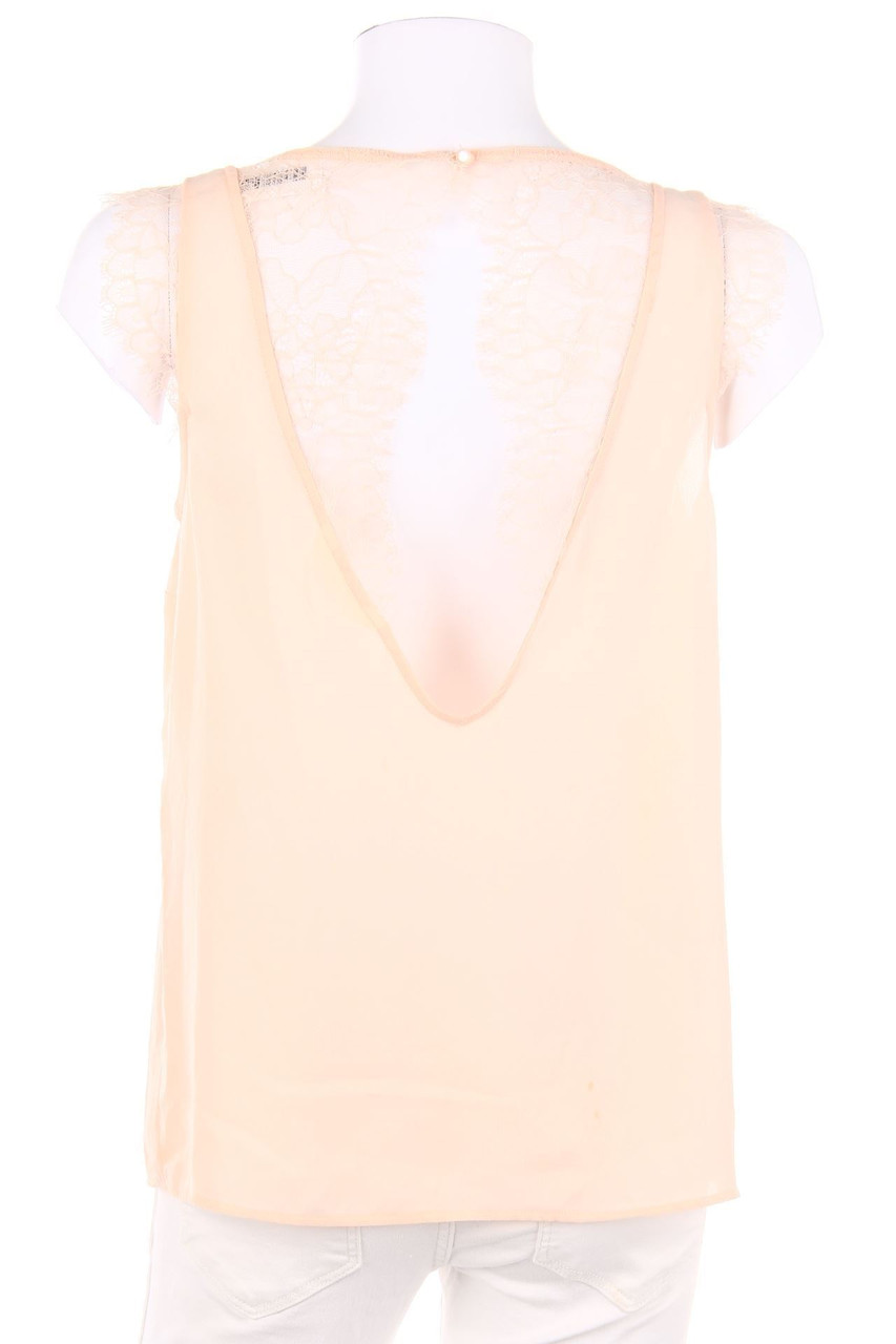 NAF NAF - Top mit Spitzen-Einsatz - D 40