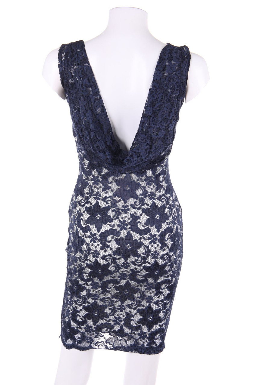 LIPSY - Lace Dress, Lace with Deep Back Cutout - D 34