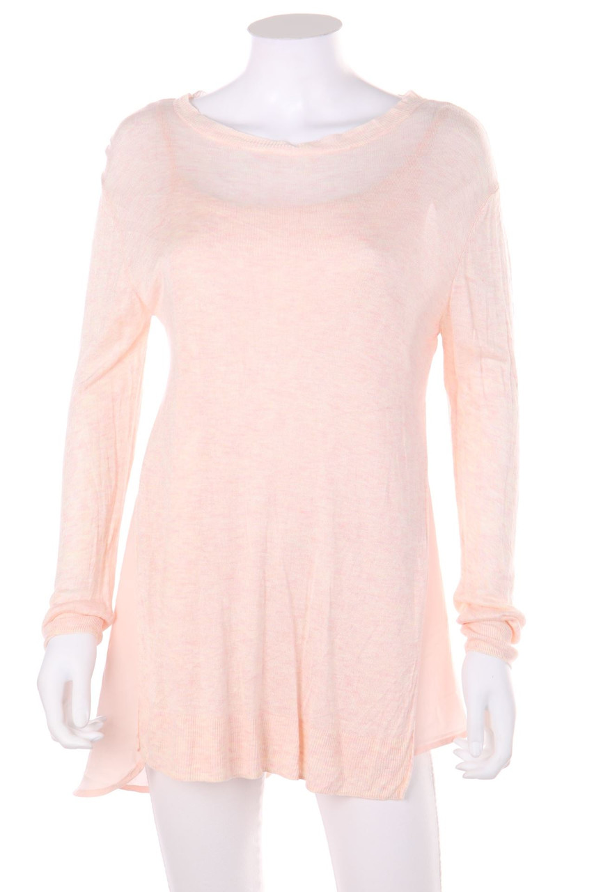 AMISU - Strick-Pullover im Layer Look - M