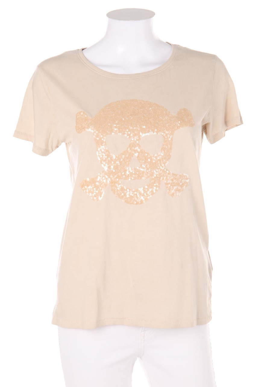 JEAN PASCALE - Shirt mit Pailletten - XS