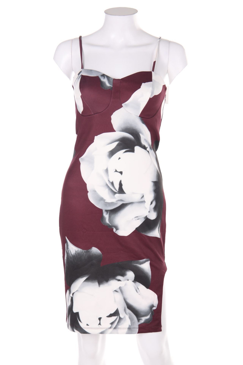 BODYFLIRT - Stretch-Kleid mit floralem Muster - D 32-34