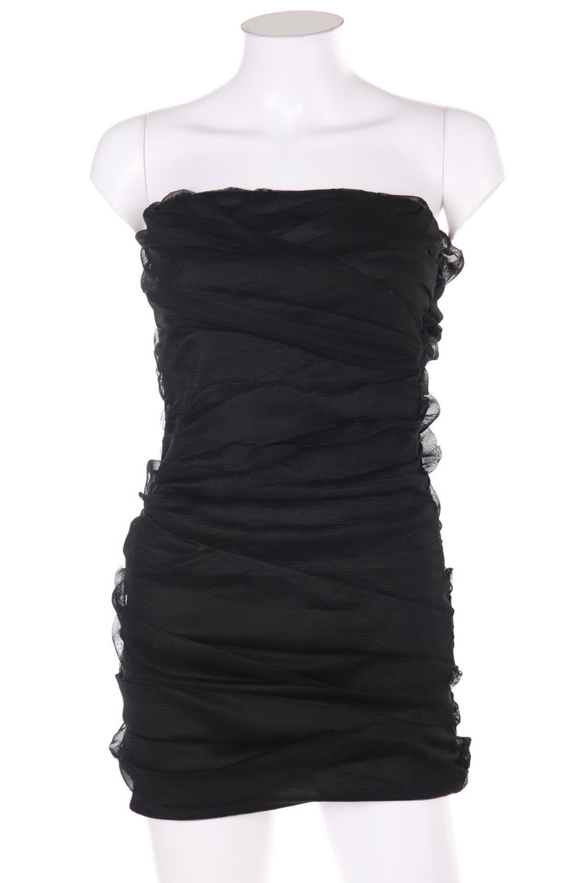 YES OR NO - Kleid aus Mesh mit Raffungen - XS