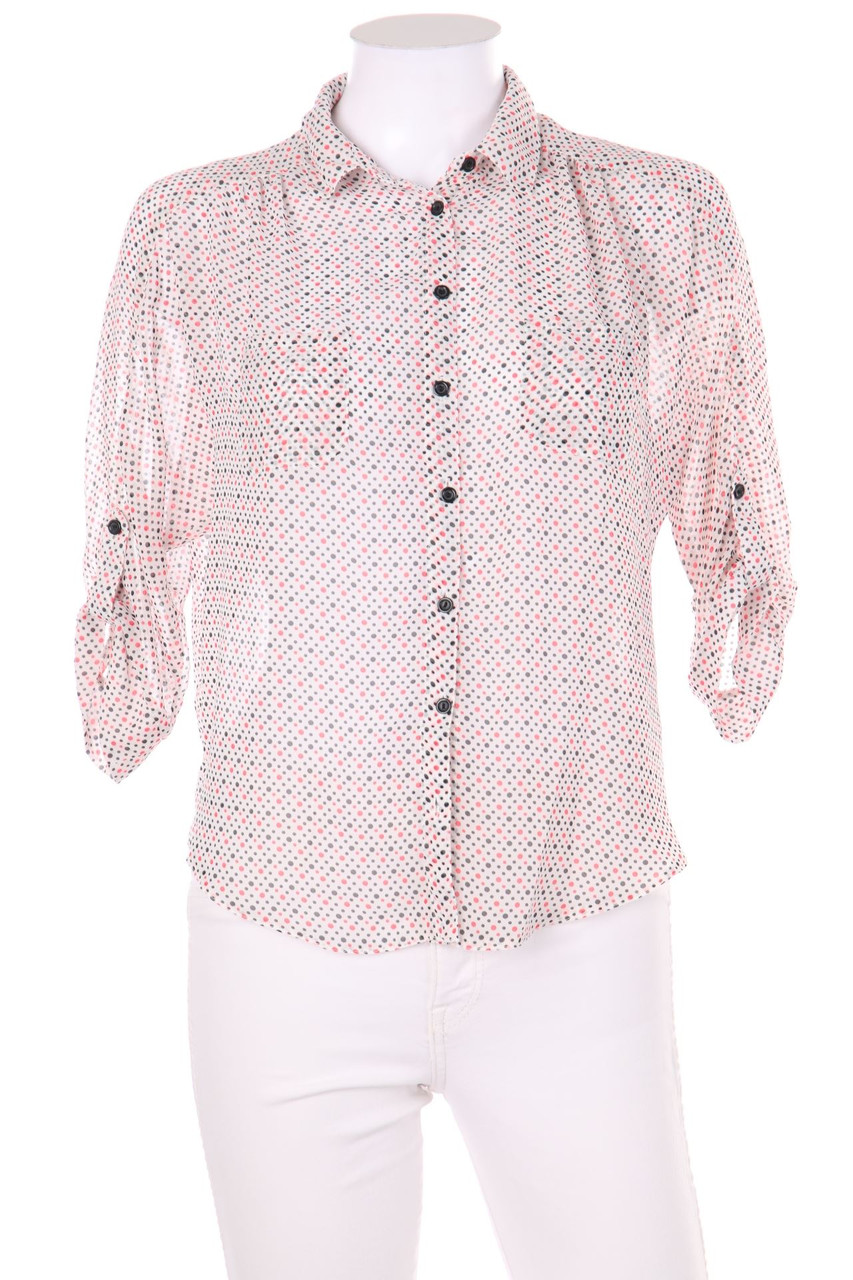 CLOCKHOUSE by C&A - Print-Bluse mit Roll-up-Manschette - L