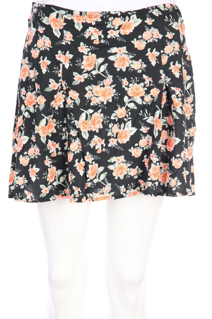 H&M DIVIDED - Minirock aus Viskose mit floralem Muster - D 40