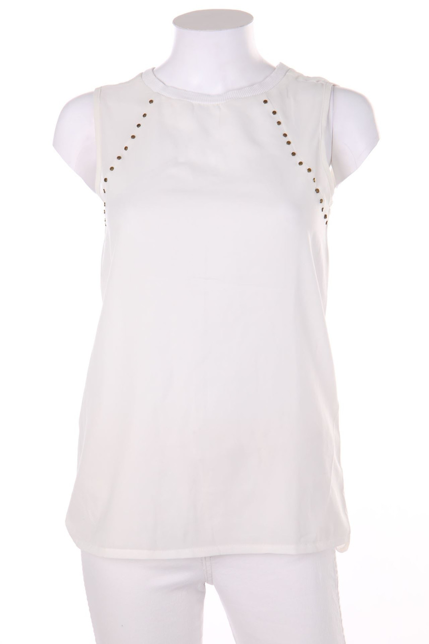 FOREVER YOUNG BY CHICORÉE - Blouse Top with Studs - XS