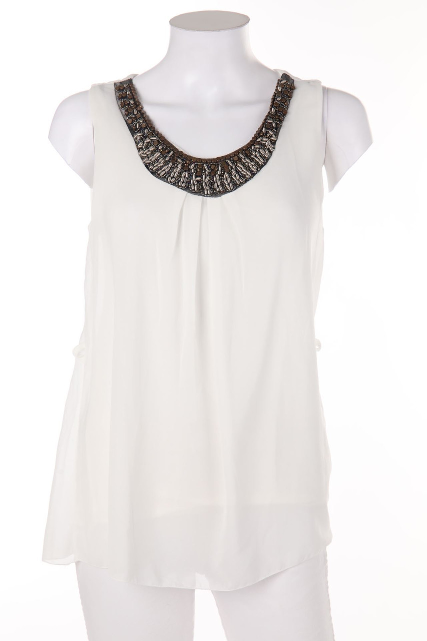 zebra - Blouse Top with Applications - S