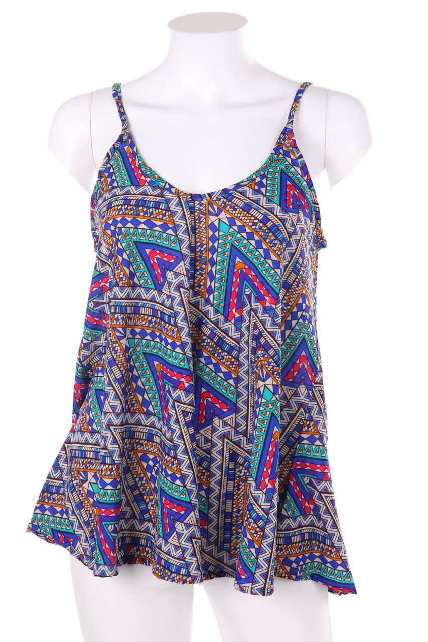 SECONDHAND - Top with Ethno Print - D 36-38