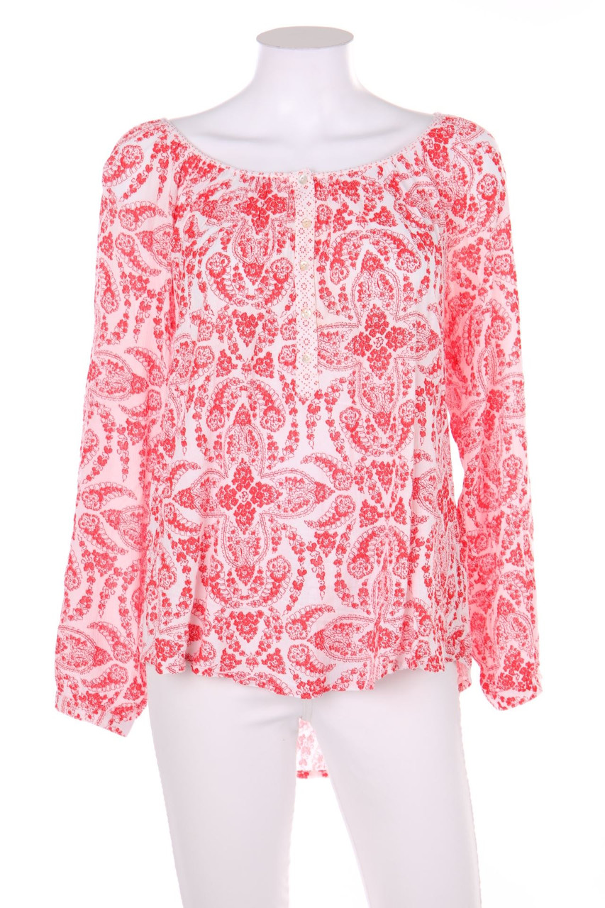 H&M LOGG - Print-Bluse mit Roll-up-Manschette - D 36