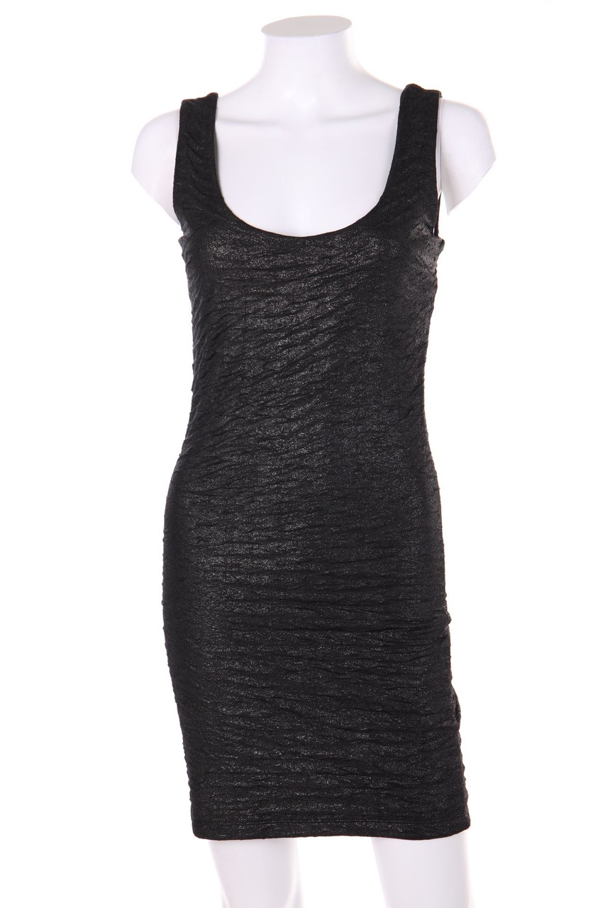 AMISU - Party-Kleid mit Metallic-Effekt - D 36