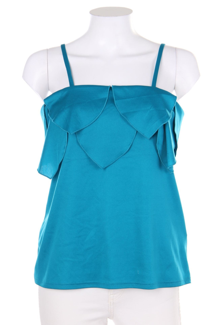 Vera Mont - Vintage-Top mit Volants - D 40