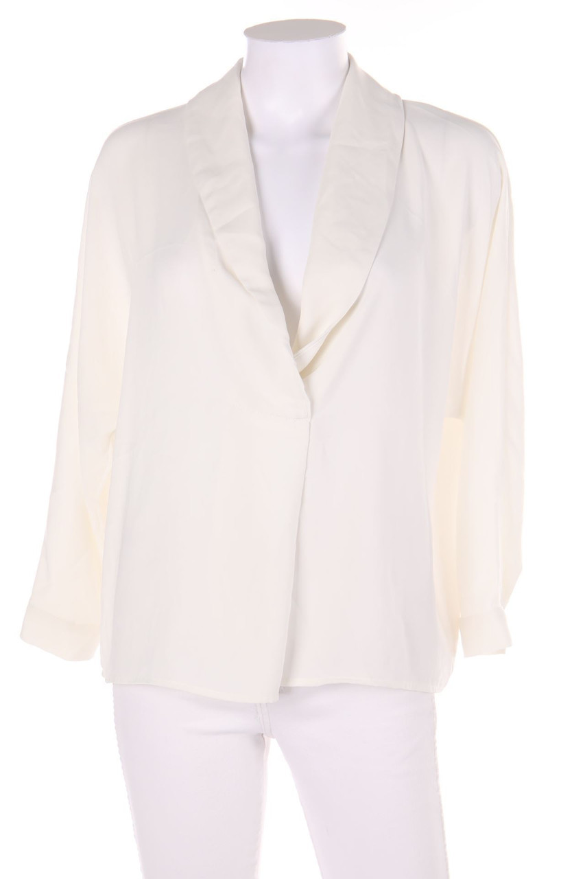 ZARA - Bluse mit tiefem Ausschnitt - S