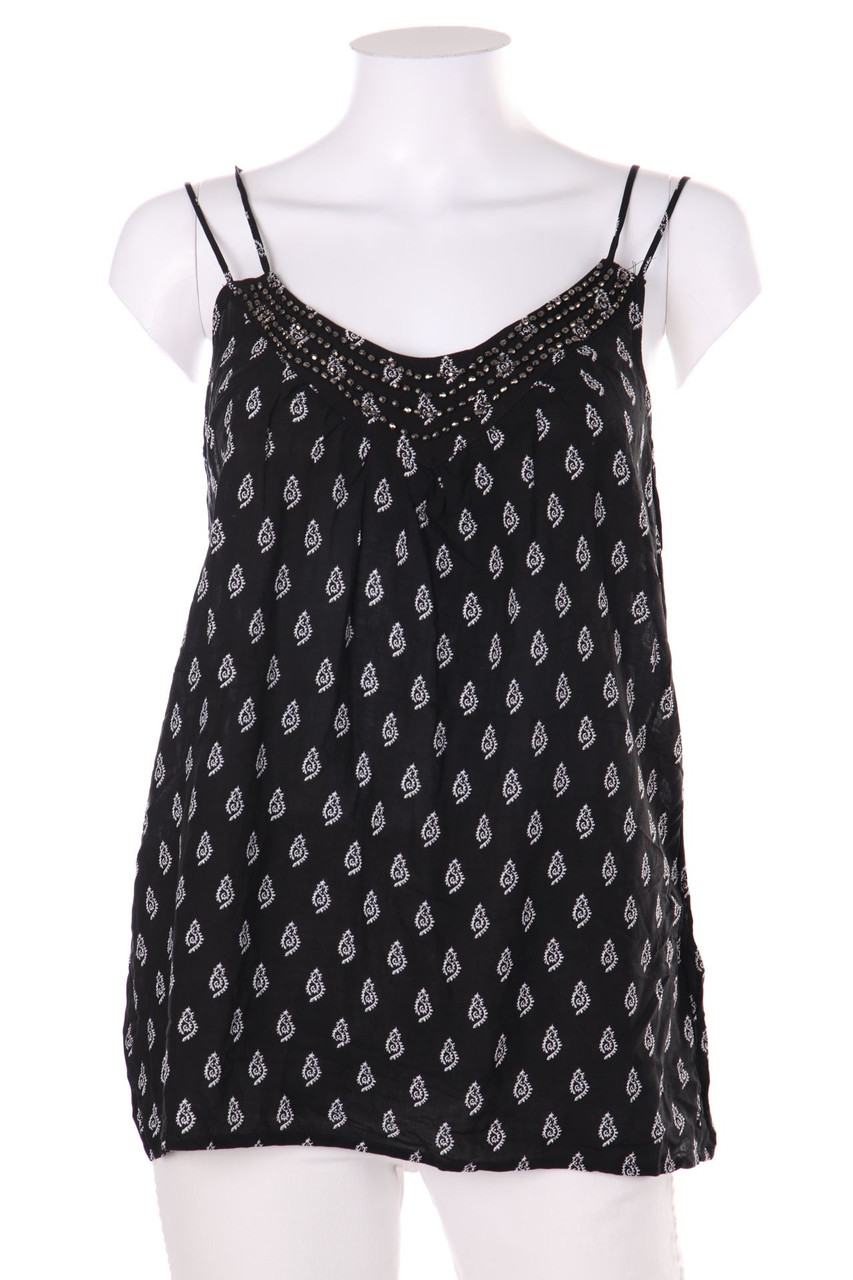 No Label - Top, Viscose with Pattern - D 36