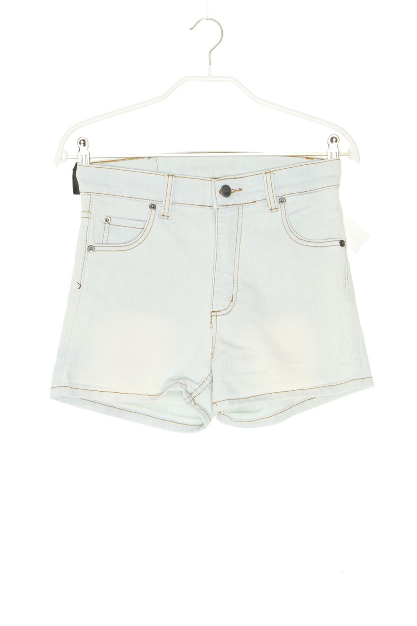 CHEAP MONDAY - Jeans-Shorts mit Logo-Patch - W27