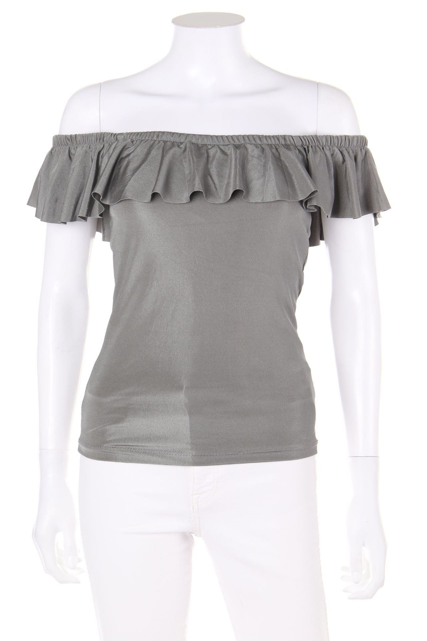 SECONDHAND - Carmen-Top with Volants - S