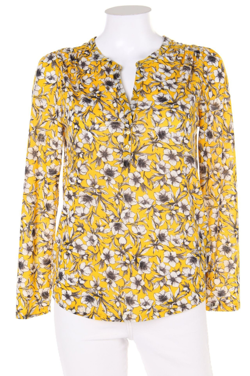 H&M - Tunika-Bluse aus Jersey mit Blumen-Print - XS