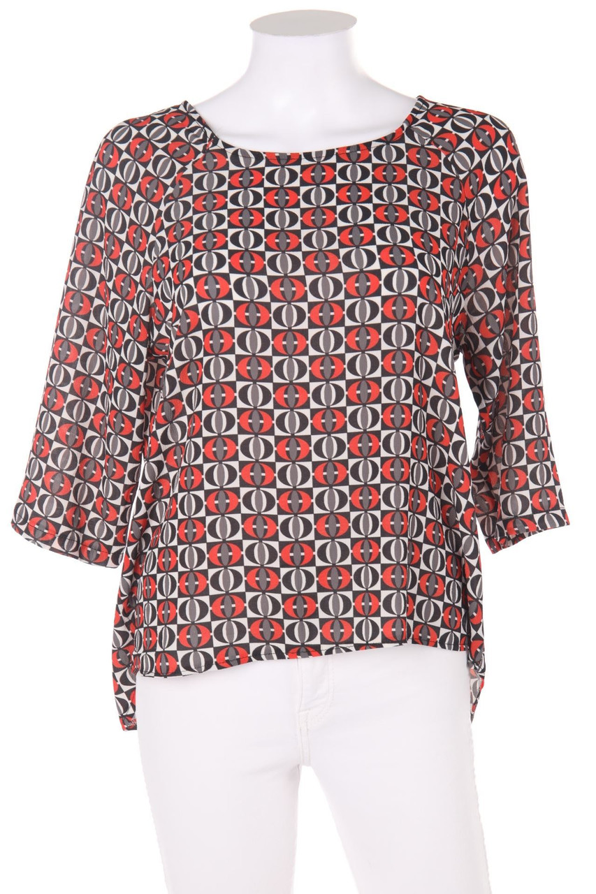 17&CO. - Bluse mit geometrischem Muster - L