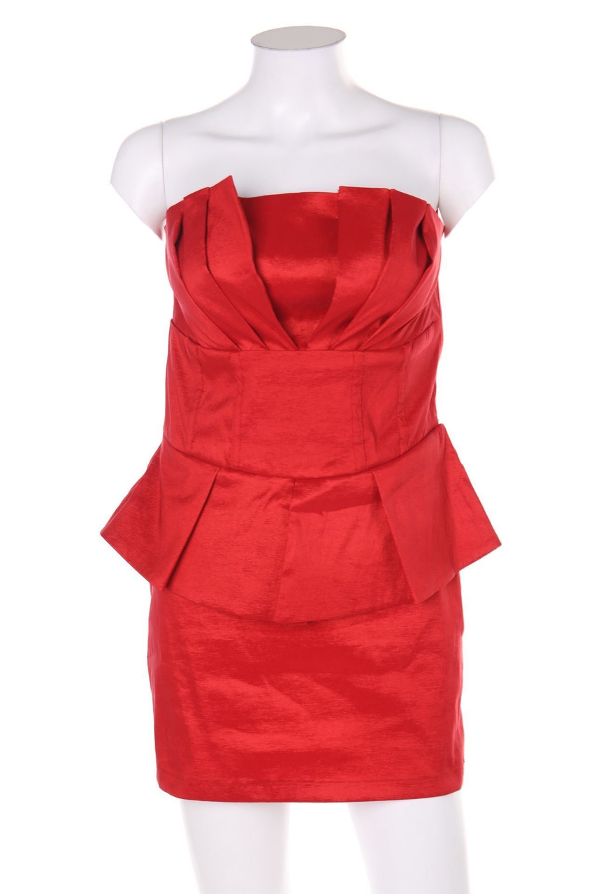 AMISU - Kleid mit Schößchen - D 38