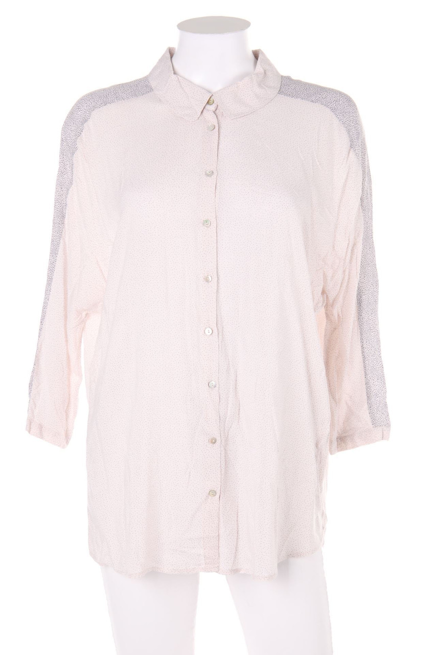 OPUS - Shirt Blouse with Small Dots with Batwing Sleeves - D 38