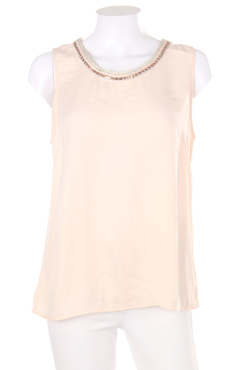 VILA - Blusentop mit Pailletten - L