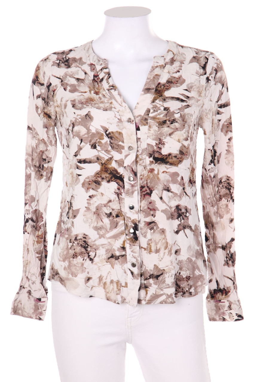 zebra - Blouse with floral print - XS
