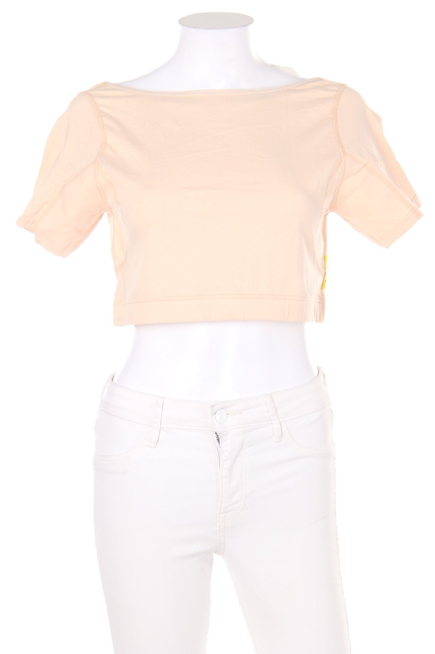 SECONDHAND - Cropped-Sport-Shirt with Deep Back Cutout - L