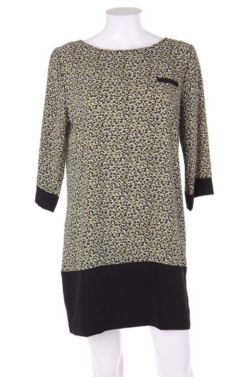 17&CO. - Muster-Kleid mit 3/4-Ärmel - S