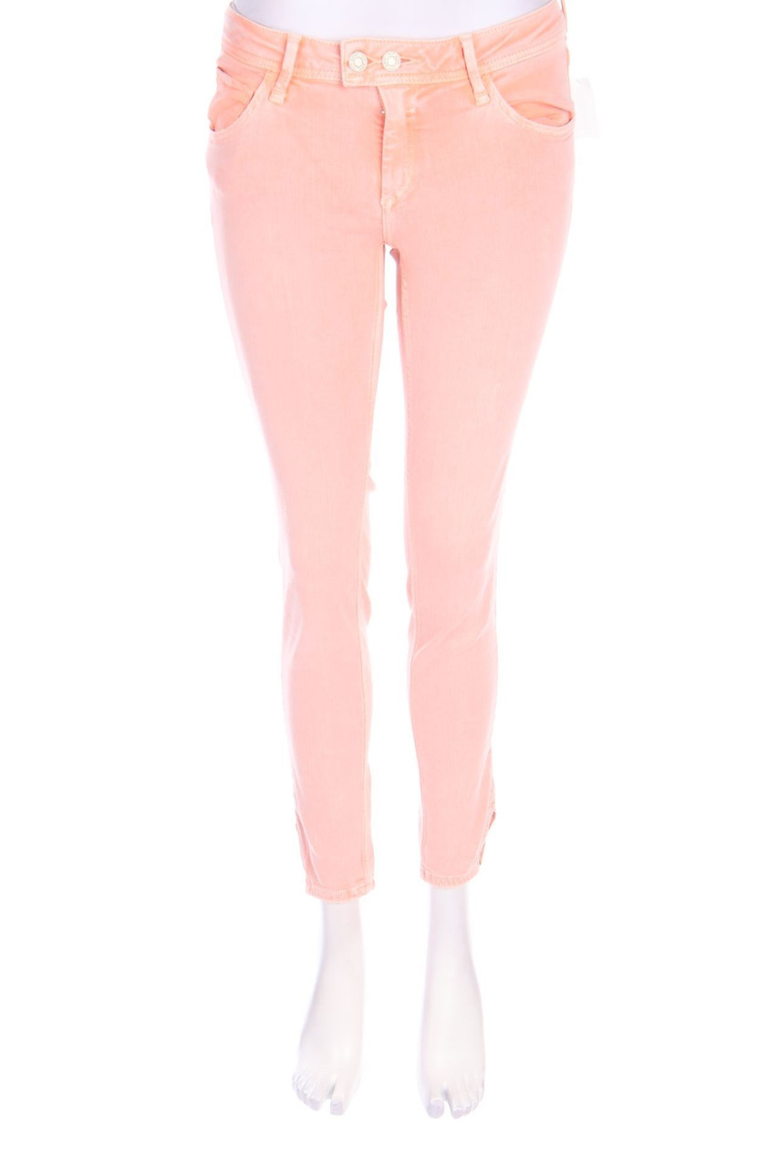 mavi jeans - Used Look Skinny-Jeans aus Baumwoll-Mix mit Stretch - W25